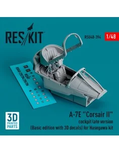 A-7E Corsair II cockpit late version (Basic edition with 3D decals)...