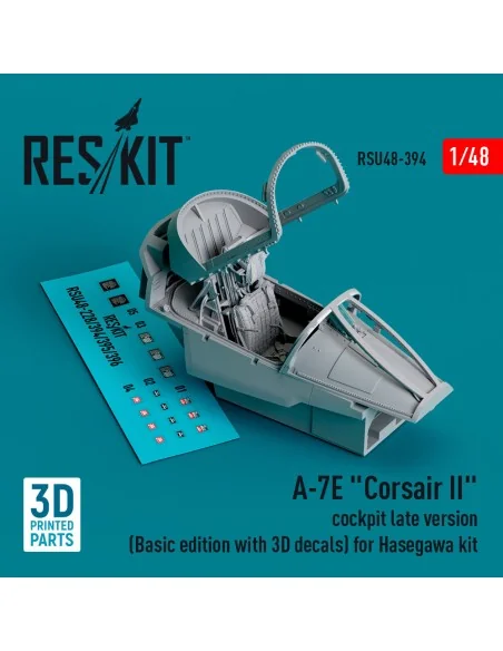 A-7E Corsair II cockpit late version (Basic edition with 3D decals)...