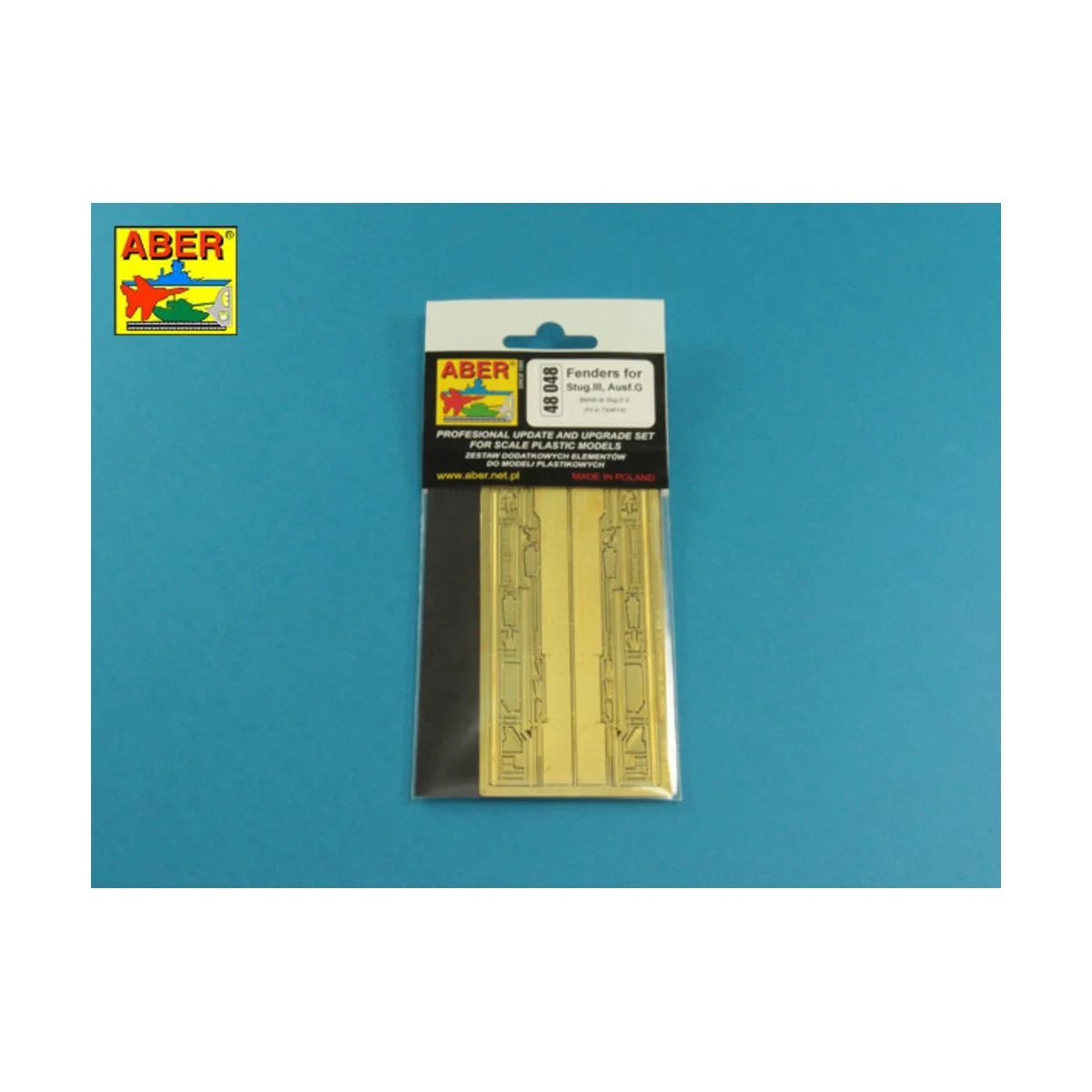 Fenders for Stug.III, Ausf.G, 1/48 - Aber Models 48048