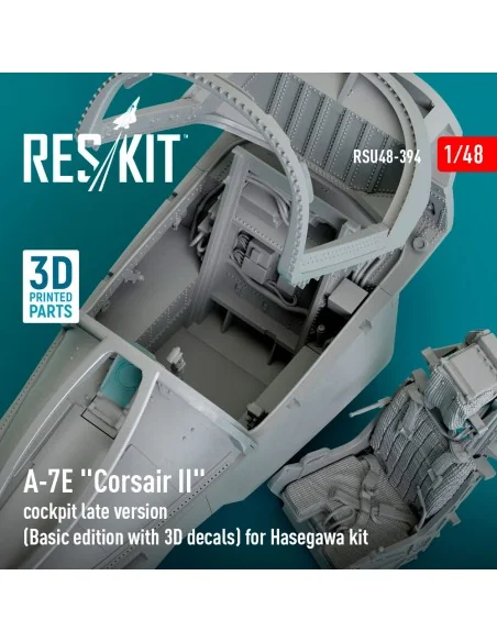 A-7E Corsair II cockpit late version (Basic edition with 3D decals)...