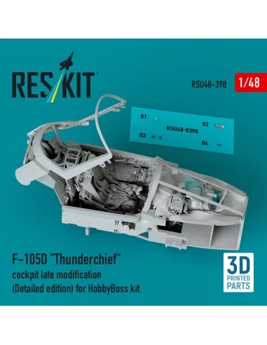 F-105D Thunderchief cockpit late modification (Detailed edition) fo...