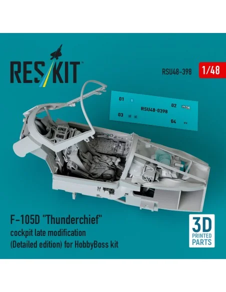 F-105D Thunderchief cockpit late modification (Detailed edition) fo...