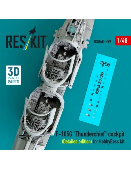 F-105G Thunderchief cockpit (Detailed edition) for HobbyBoss kit (3...