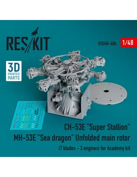 CH-53E Super Stallion, MH-53E Sea dragon unfolded main rotor (7 bla...