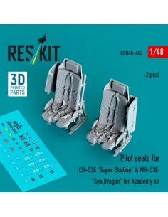 Pilot seats for CH-53E Super Stallion & MH-53E Sea Dragon for Acade...