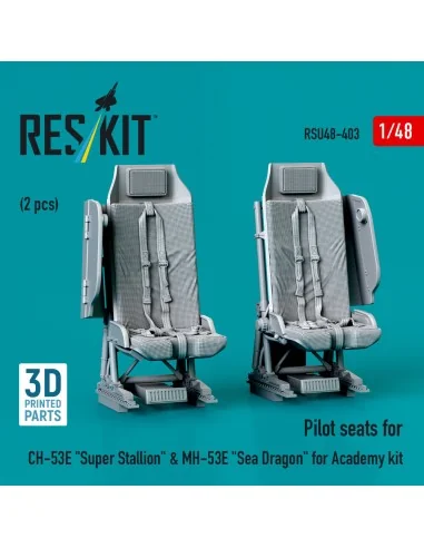 Pilot seats for CH-53E Super Stallion & MH-53E Sea Dragon for Acade...