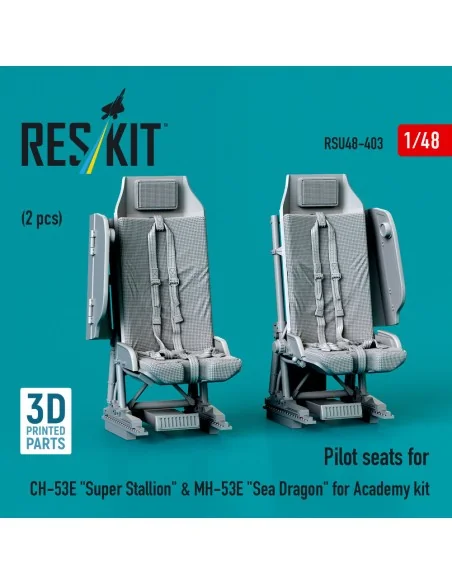 Pilot seats for CH-53E Super Stallion & MH-53E Sea Dragon for Acade...