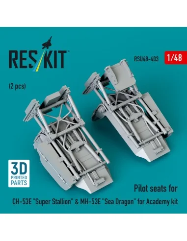 Pilot seats for CH-53E Super Stallion & MH-53E Sea Dragon for Acade...