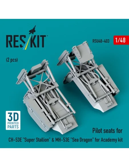 Pilot seats for CH-53E Super Stallion & MH-53E Sea Dragon for Acade...