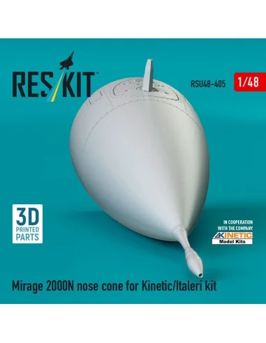 [NO_DESC] Mirage 2000N nose cone for Kinetic/Italeri kit (3D Printe...