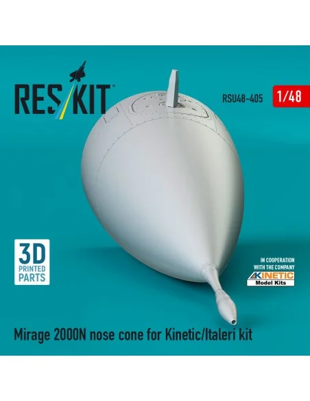 Mirage 2000N nose cone for Kinetic/Italeri kit (3D Printed), 1/48 -...