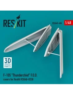 F-105 Thunderchief F.O.D. covers for ResKit RSU48-0338 (3D Printed)...