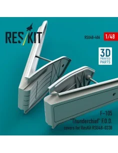 F-105 Thunderchief F.O.D. covers for ResKit RSU48-0338 (3D Printed)... 2