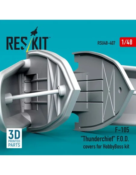 F-105 Thunderchief F.O.D. covers for HobbyBoss kit (3D Printed), 1/...