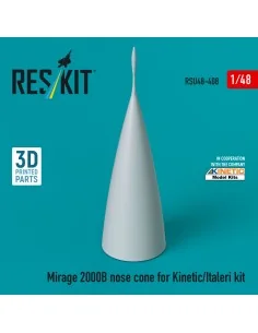 Mirage 2000B nose cone for Kinetic/Italeri kit (3D Printed), 1/48 -...