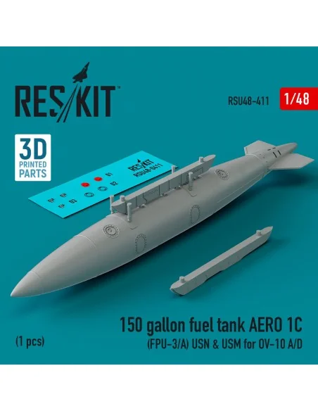 150 gallon fuel tank AERO 1C (FPU-3/A) USN & USM for OV-10 A/D (1 p...