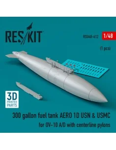 300 gallon fuel tank AERO 1D USN & USMC for OV-10 A/D with centerli...