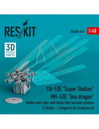 CH-53E Super Stallion, MH-53E Sea dragon folded main rotor with bla...