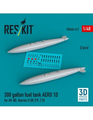 300 gallon fuel tank AERO 1D for AV-8B, Harrier II GR.7/9, T.10 (2 ...