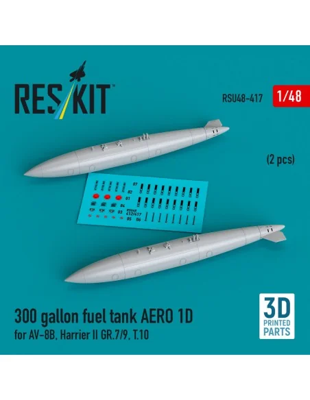 300 gallon fuel tank AERO 1D for AV-8B, Harrier II GR.7/9, T.10 (2 ...