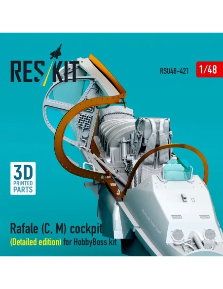 Rafale (C, M) cockpit (Detailed edition) for HobbyBoss kit (3D prin...
