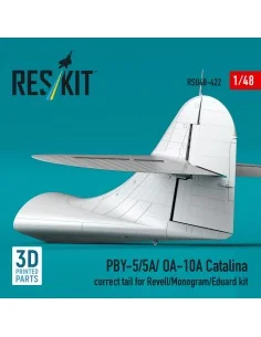 PBY-5/5A/OA-10A Catalina correct tail (3D Printed) for Revell / Mon... 2