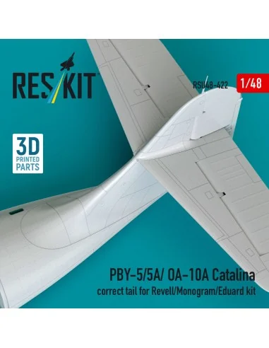PBY-5/5A/OA-10A Catalina correct tail (3D Printed) for Revell / Mon...