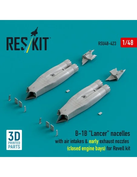 B-1B Lancer nacelles with air intakes & early exhaust nozzles (?los...