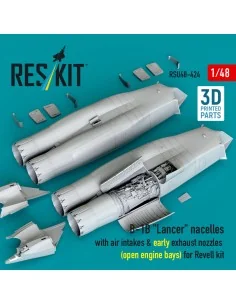 B-1B Lancer nacelles with air intakes & early exhaust nozzles (open...