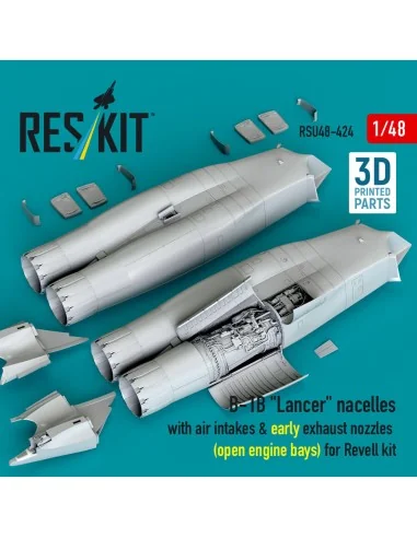 B-1B Lancer nacelles with air intakes & early exhaust nozzles (open...