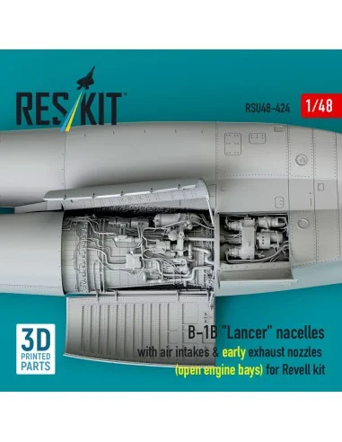 B-1B Lancer nacelles with air intakes & early exhaust nozzles (open...