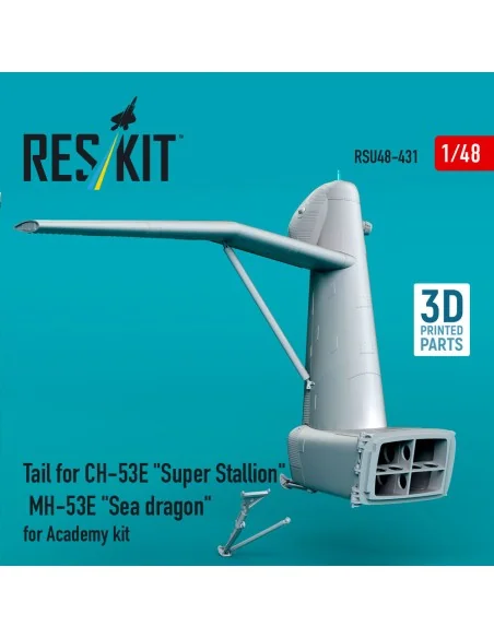 Tail for CH-53E Super Stallion, MH-53E Sea dragon for Academy kit (...