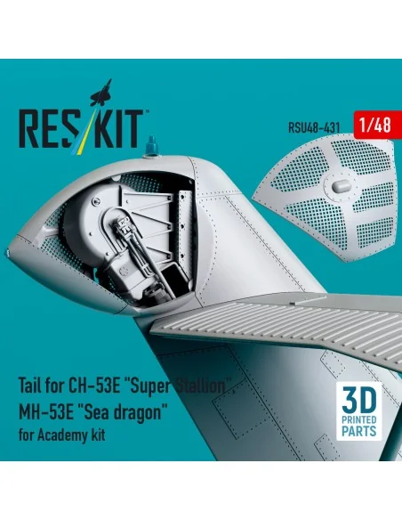 Tail for CH-53E Super Stallion, MH-53E Sea dragon for Academy kit (...