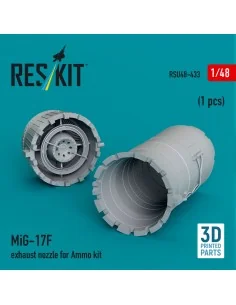 MiG-17F exhaust nozzle for Ammo kit (3D Printed), 1/48 - ResKit Mod... 2