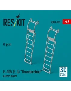 F-105 (F, G) Thunderchief access ladders (2 pcs) (3D Printed), 1/48...