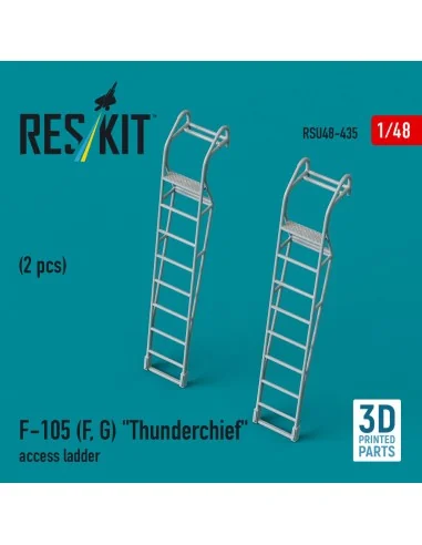 F-105 (F, G) Thunderchief access ladders (2 pcs) (3D Printed), 1/48...