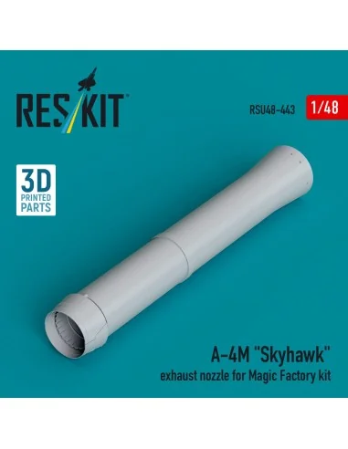 A-4M Skyhawk exhaust nozzle for Magic Factory kit (3D Printed), 1/4...