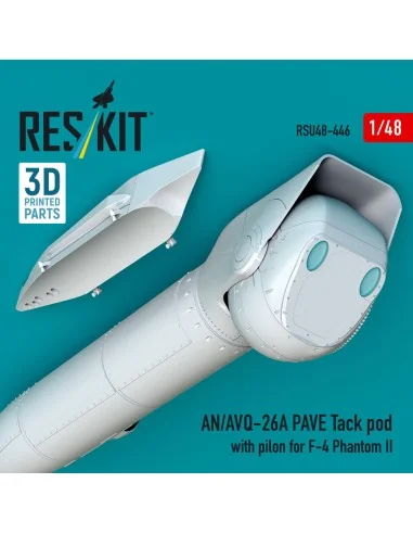 AN/AVQ-26A PAVE Tack pod with pilon for F-4 Phantom II (3D Printed)...
