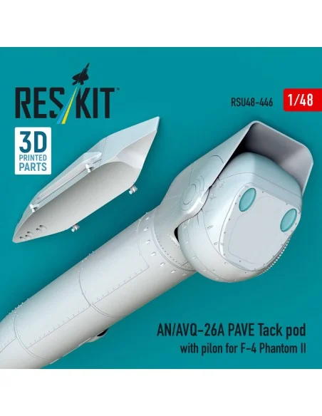 [NO_DESC] AN/AVQ-26A PAVE Tack pod with pilon for F-4 Phantom II (3...