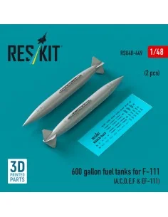 600 gallon fuel tanks for F-111 (A, C, D, E, F & EF-111) (2 pcs) (3...