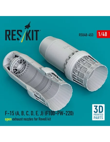 F-15 (A, B, C, D, E, J) (F100-PW-220) open exhaust nozzles for Reve...