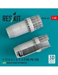 F-15 (A, B, C, D, E, J) (F100-PW-220) open exhaust nozzles for Reve... 2