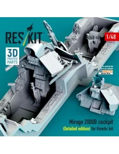 Mirage 2000B cockpit (Detailed edition) for Kinetic kit (3D Printed... 2