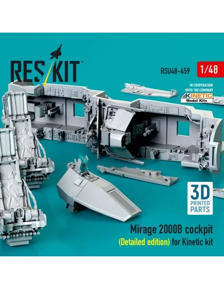 [NO_DESC] Mirage 2000B cockpit (Detailed edition) for Kinetic kit (...