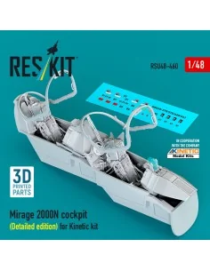 Mirage 2000N cockpit (Detailed edition) for Kinetic kit (3D Printed...