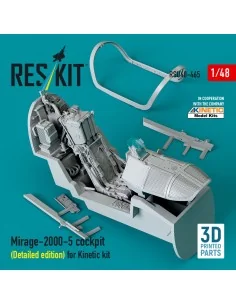 Mirage-2000-5 cockpit (Detailed edition) for Kinetic kit (3D Printe... 2