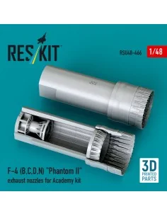 F-4 (B, C, D, N) Phantom II exhaust nozzles for Academy kit (3D Pri...