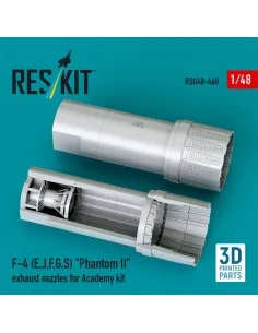 F-4 (E, J, F, G, S) Phantom II exhaust nozzles for Academy kit (3D ...