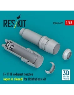 [NO_DESC] F-111F exhaust nozzles (open & closed) for Hobbyboss kit ... 2
