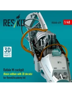 Rafale M cockpit (Basic edition with 3D decals) for Revell/Academy ... 2